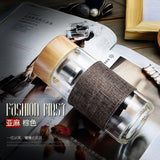 Tea Infuser Glass Cup Stainless Steel Filter borosilicate glass