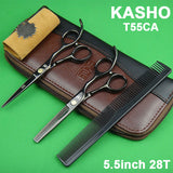 2016 Kasho Titanium Shears Japan 440C Professional Hairdressing Scissors