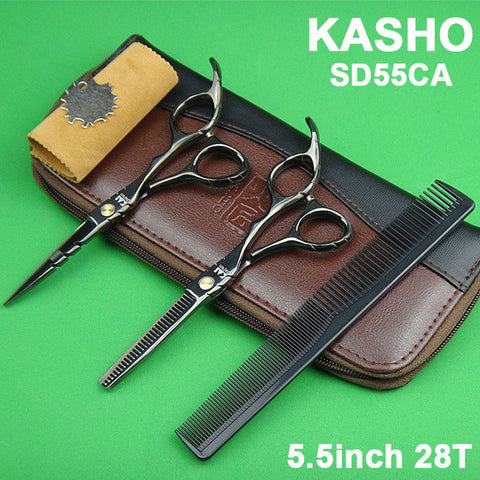 2016 Kasho Titanium Shears Japan 440C Professional Hairdressing Scissors