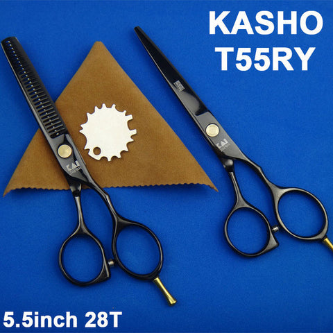 2016 Kasho Titanium Shears Japan 440C Professional Hairdressing Scissors