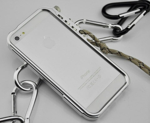 For iphone 5S case Man Super Arm Aluminum Metal Bumper