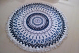 Large Microfiber Printed Round Beach Towels