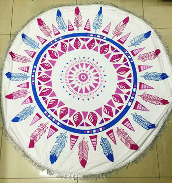 New Microfiber Round Beach Towel 150cm Bath Towels