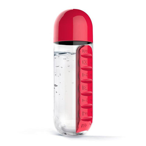 4 Colors Combine Daily Pill Box Organizer bottle