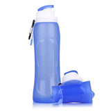 Silicone Foldable Water Bottle 500ml Top Grade Silicone