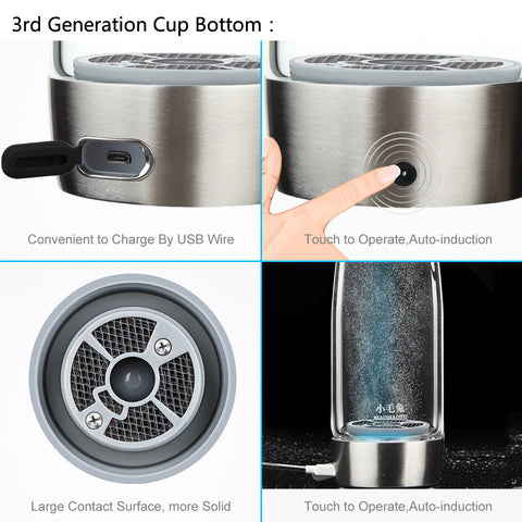 XIAOMAOTU 1st 3rd Generation Hydrogen Water Generator Cup Bottom