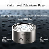 Portable Hydrogen-Rich Alkaline Water Ionizer1300m Ah Pure Titanium+ Platinum