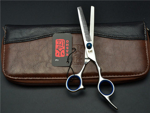 6'' Japan Kasho TOP GRADE Hairdressing Scissors 6CR Factory Price Barbers Cutting Scissors Thinning Shears Hair Scissors