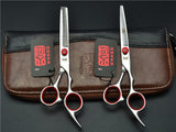 6'' Japan Kasho TOP GRADE Hairdressing Scissors 6CR Factory Price Barbers Cutting Scissors Thinning Shears Hair Scissors