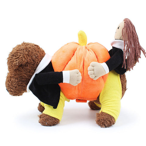 Funny Pumpkin Halloween Dog Costumes