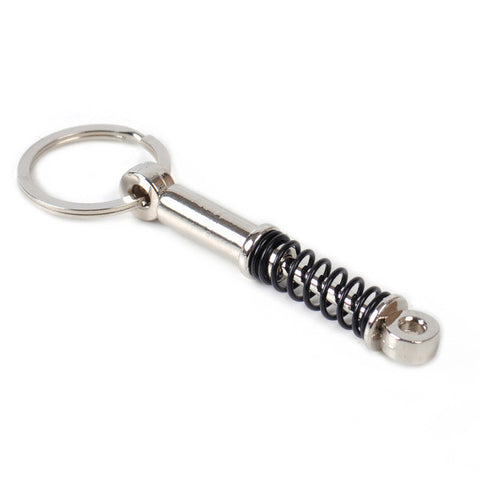 Suspension Keychain Key Chains Ring Keyrings Car Auto Spring Shock Absorber for Mercedes Audi A4 A6 VW Toyota Kia Nissan BMW E90