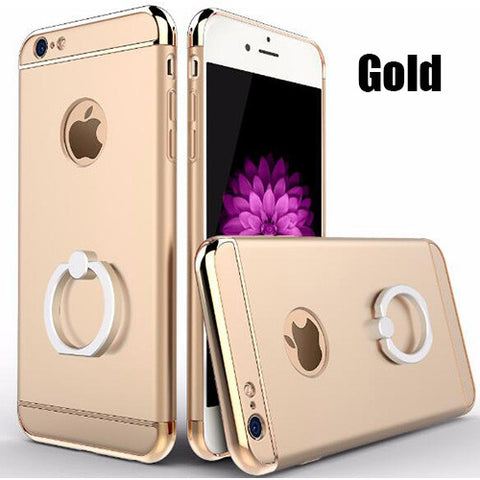 Aluminum Metal buckles finger Phone Ring Case holder For iPhone 7 6 6s 7plus Plus Hard Kickstand