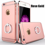 Aluminum Metal buckles finger Phone Ring Case holder For iPhone 7 6 6s 7plus Plus Hard Kickstand