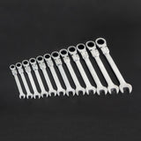 12pcs Combination Flexible Ratchet Wrench Auto Repair Set Of Hand Tool