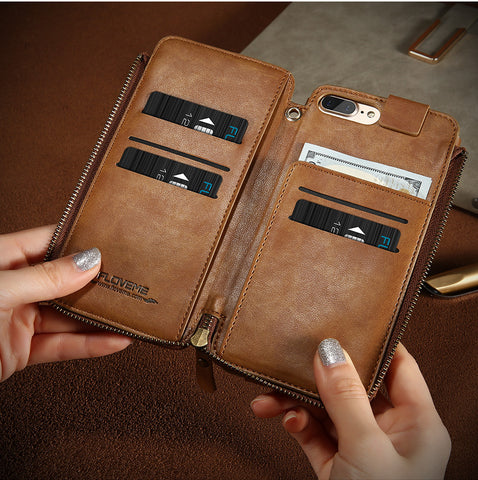 Vintage Wallet Case for iPhone 6 6S 7 Plus