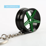 Wheel Rim Keychain Pendent KV1 Design JDM