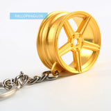 Wheel Rim Keychain Pendent KV1 Design JDM