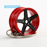 Wheel Rim Keychain Pendent KV1 Design JDM