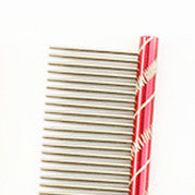 Bright Multi-Colored Stripe Grooming Comb