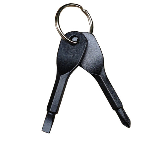 Precision cast steel portable multifinction key chain