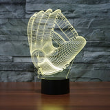 Baseball Glove 3d night lamp