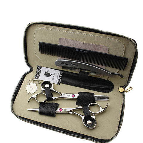 Smith chu hair scissors professional hairdressing scissors high quality cutting thinning scissor shears hairdresser barber razor