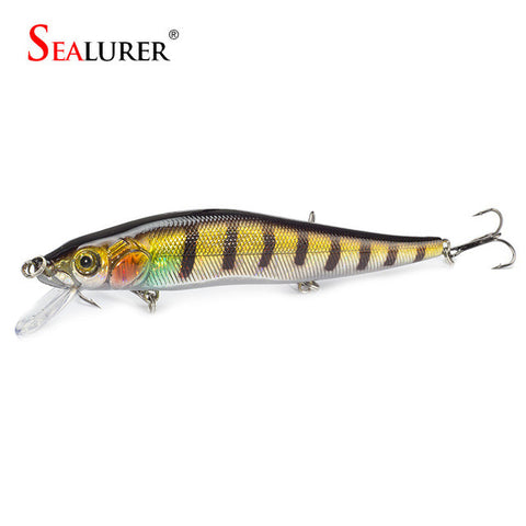 14 cm 23.7 g Fishing Lure Minnow Hard Bait with 3 Fishing Hooks