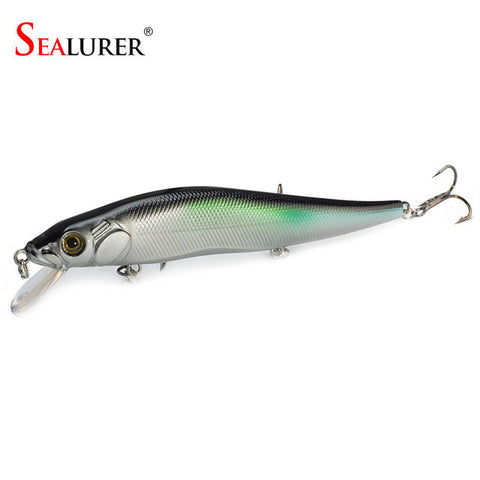 14 cm 23.7 g Fishing Lure Minnow Hard Bait with 3 Fishing Hooks