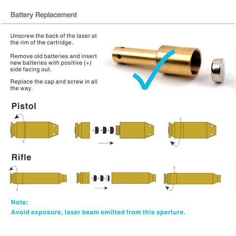 High Quality .22 Cal Rifle Gun Bore Sight