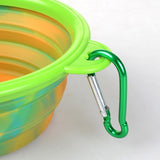 Camouflage Silicone Folding dog Bowls Portable Food Drinking Water