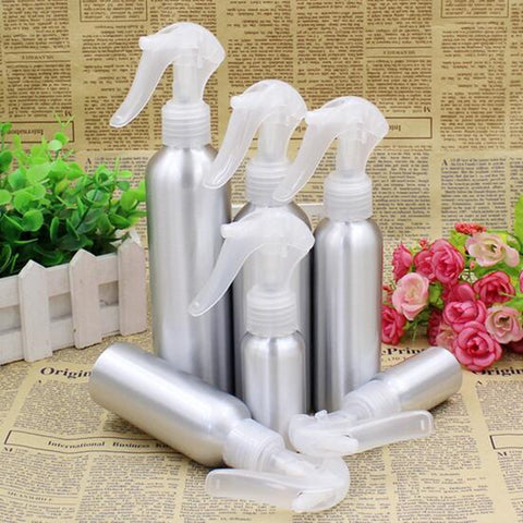 1 Pc High Quality 30ml-250ml Aluminum Bottles  Mouse Spray Gun Bottle Aluminum Spray Bottle Fine Mist Aluminum Refill Bottle