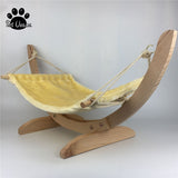 Natural Wooden Handmade Cat Bed Cat Hammock