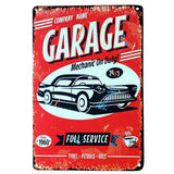 Car Repair Tools Metal Signs