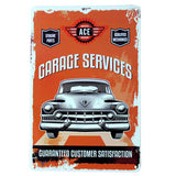 Car Repair Tools Metal Signs