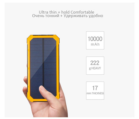 Solar Poverbank Phone 10000mah