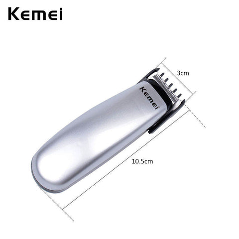 Kemei Men's Hair Trimmer Cutter Electric Shaver Battery Hair Cutting Kit