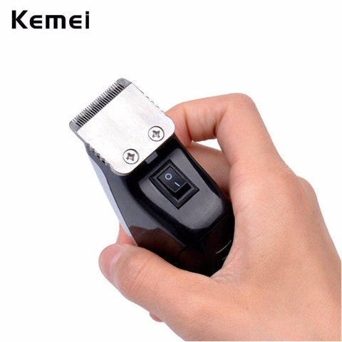 Kemei Men's Hair Trimmer Cutter Electric Shaver Battery Hair Cutting Kit