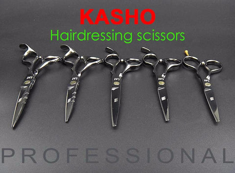 Japan 440 Steel Kasho Scissors Professional Hairdressing Scissors For Barber Cutting Hair Shears 6.0 and 5.5 inch available