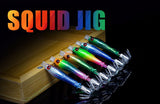 12pcs Luminous Squid Jigs Light hook Cuttlefish Shrimp 2.0 Octopus jigging Bait Rig