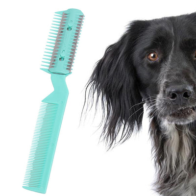 Comb and 2 Razor for Pet Dog Cat Hair Cutting