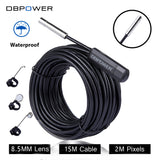 Endoscope USB 2MP HD IPX67 Inspection Mini Camera 15/10/7/5M 8.5MM Lens 6LED