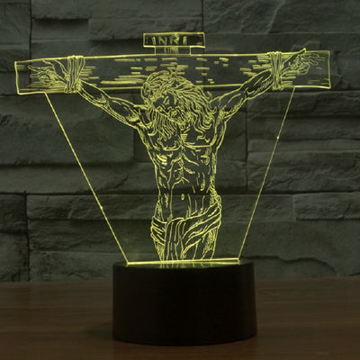 Jesus 3D LED Night Lamp