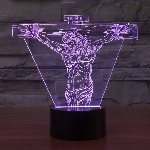 Jesus 3D LED Night Lamp