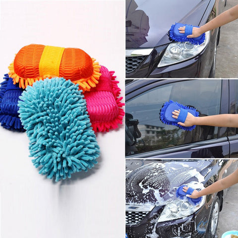 Ultrafine Fiber Chenille Anthozoan Car Wash Gloves