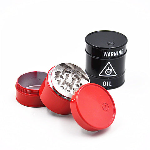 Black/Red grinder oil barrel