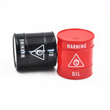 Black/Red grinder oil barrel