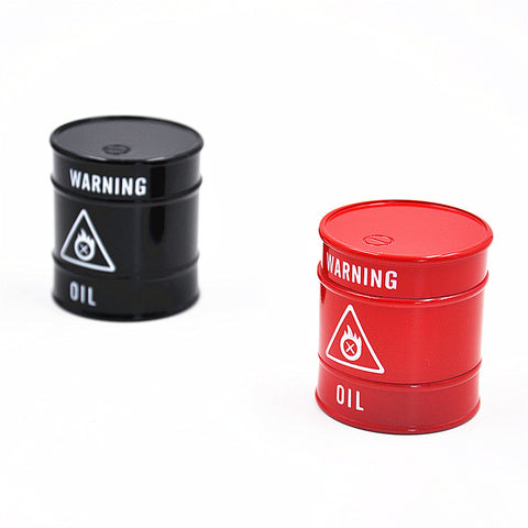 Black/Red grinder oil barrel
