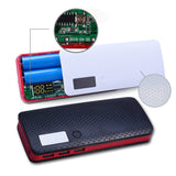 3 Ports 5x18650 DIY Portable Battery Power Bank Shell Case Box LCD Display (No Battery)