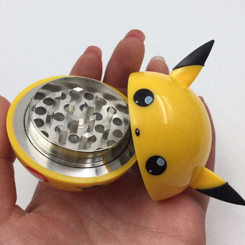 3 Layers Pikachu Yellow Grinder