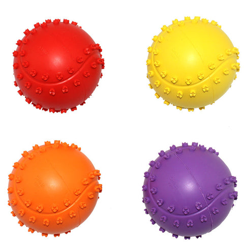 Soft Silicon Interaction Food Pet Dog Ball Toys For Dog Cat Cleaning Teeth Freshing Breath